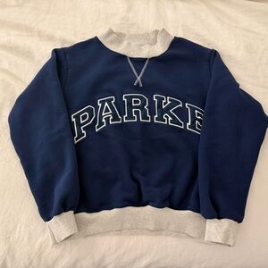 PARKE Coastal Two Tone Varsity Mockneck